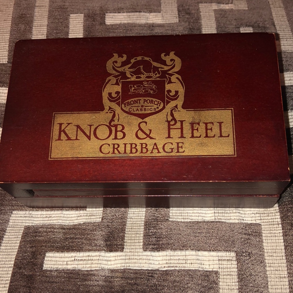 CLASSIC KNOB AND HEEL CRIBBAGE GAME